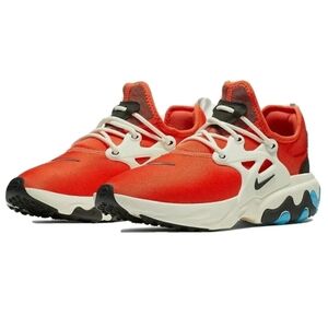 Nike Red and White Sneakers with Modern Design